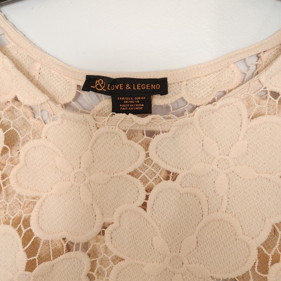 Love & Legend Floral Lace Tank - Picture 3 of 6